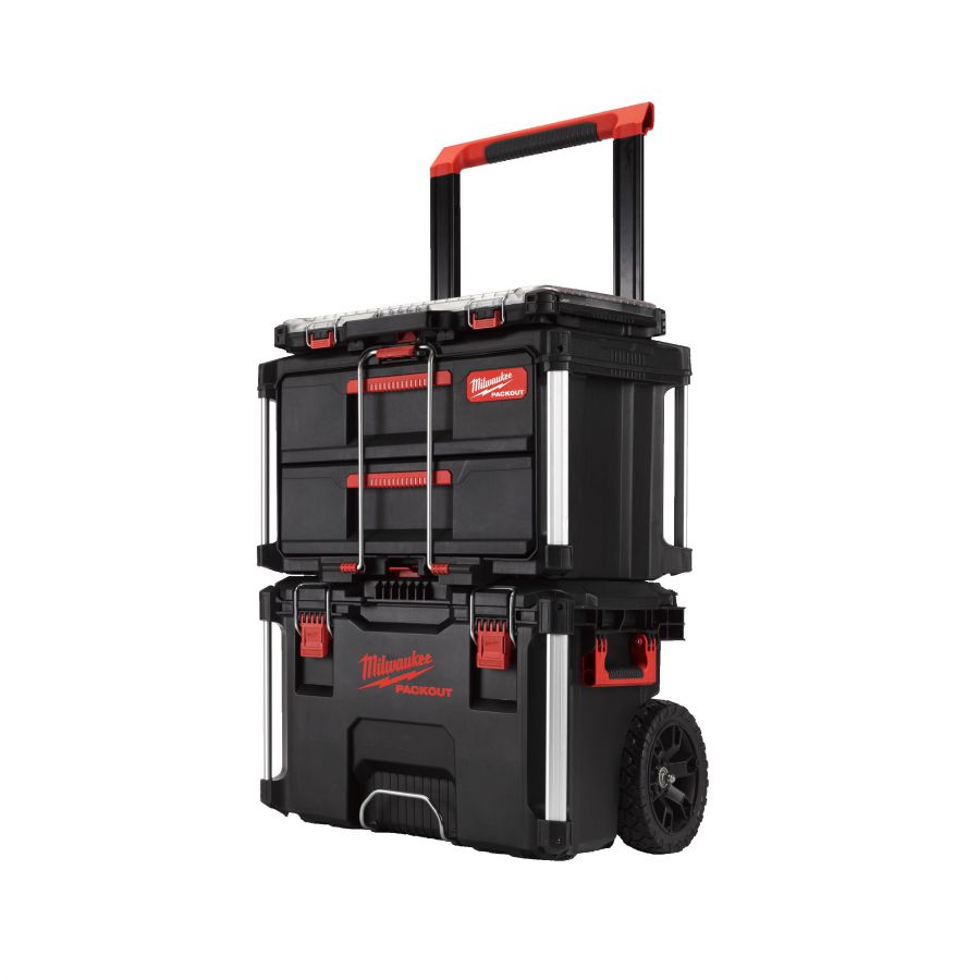 PACKOUT Starter-Set 2   3-teilig PACKOUT Trolley-Koffer, Koffer mit 2 Schubladen u. Organiser Slim - 1 Stück